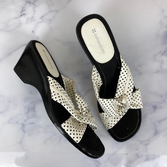 Naturalizer Shoes - Naturalizer Polka Dot Wedge Sandal 11 🌿